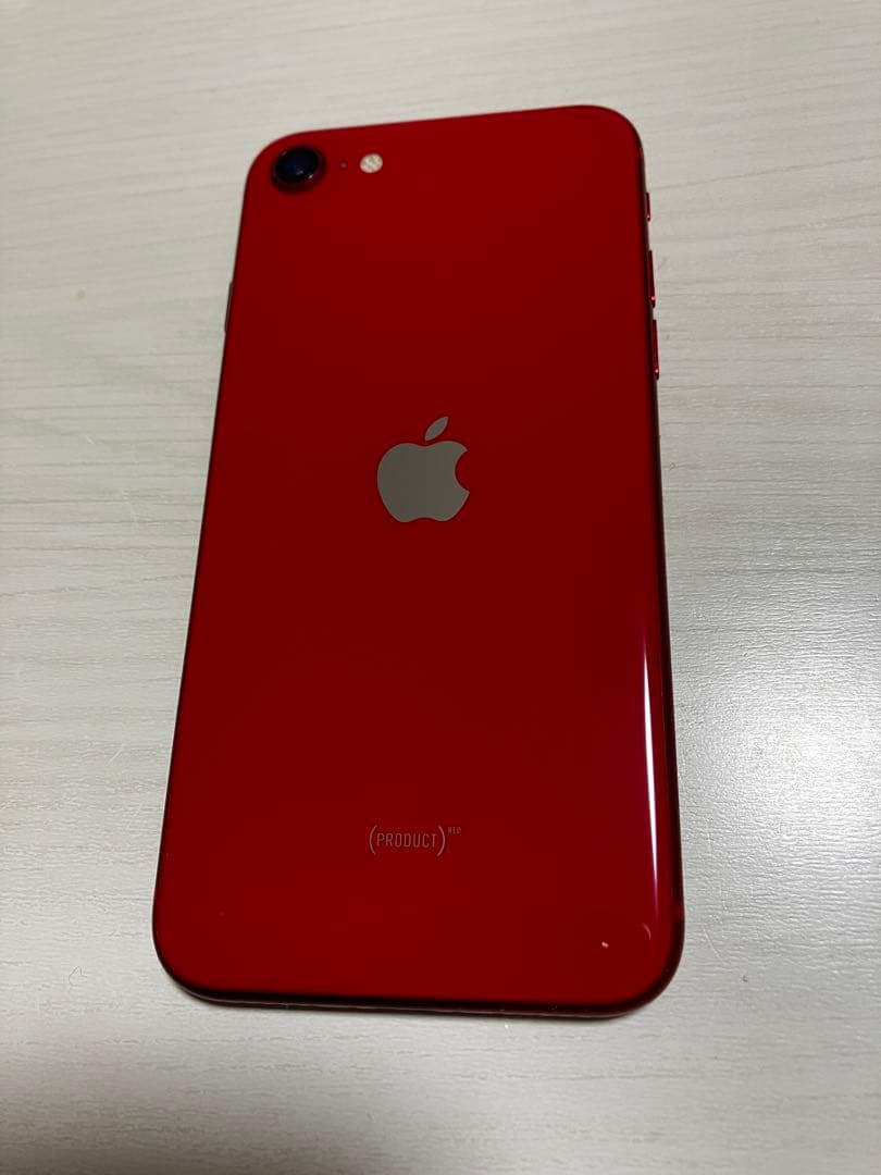 超美品iPhoneSE2 256GB レッド SIMフリー BT最大容量100%