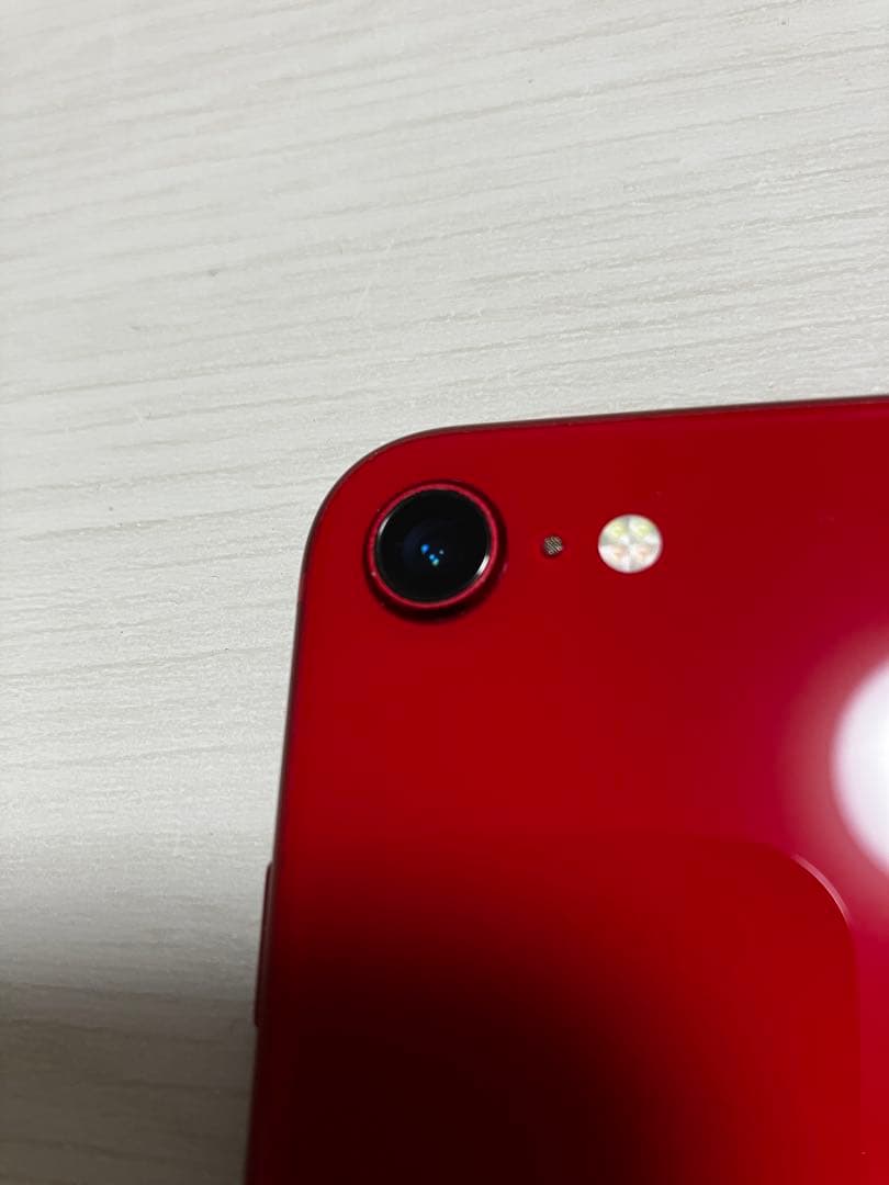超美品iPhoneSE2 256GB レッド SIMフリー BT最大容量100%