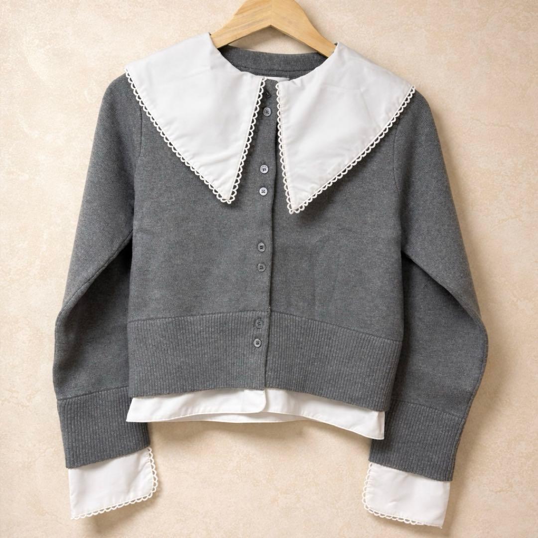 Bibiy. PATTY PILGRIM TOP グレー　grey