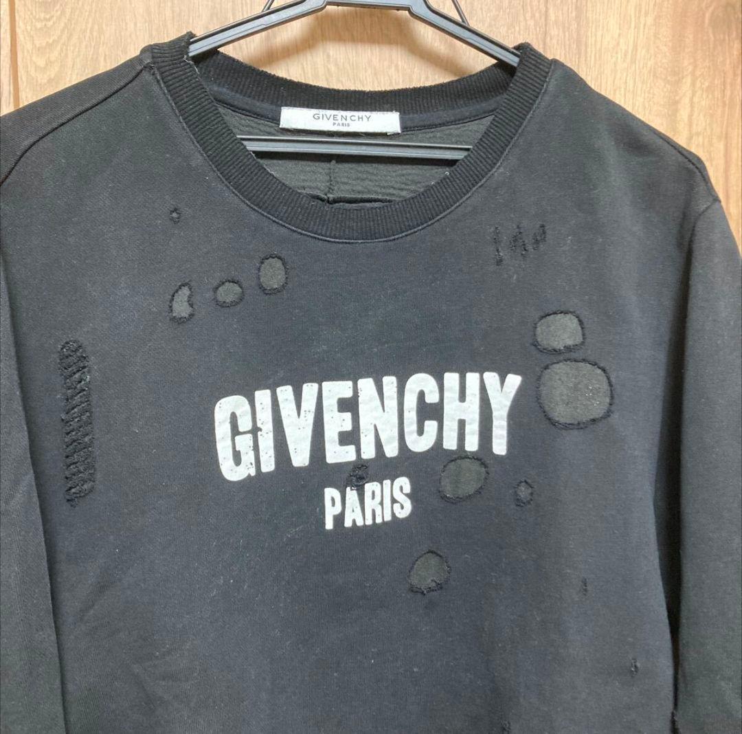 GIVENCHY ダメージ加工スウェット