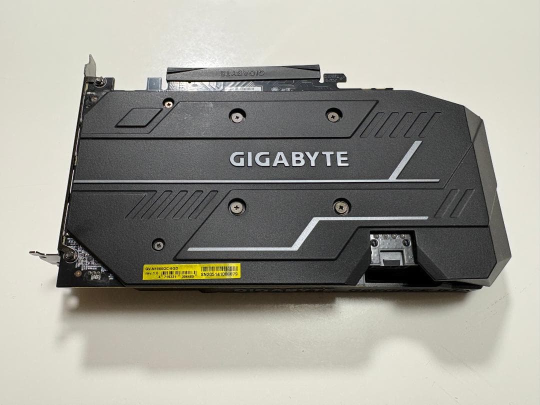 GIGABYTE GEFORCE GTX 1660 OC 6G 動作確認済