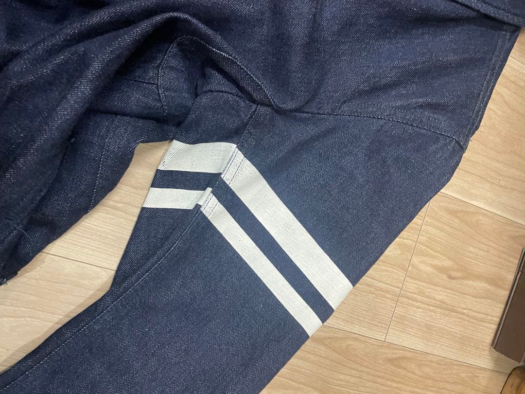 桃太郎ジーンズ　つなぎ　オールインワン　36 状態◎