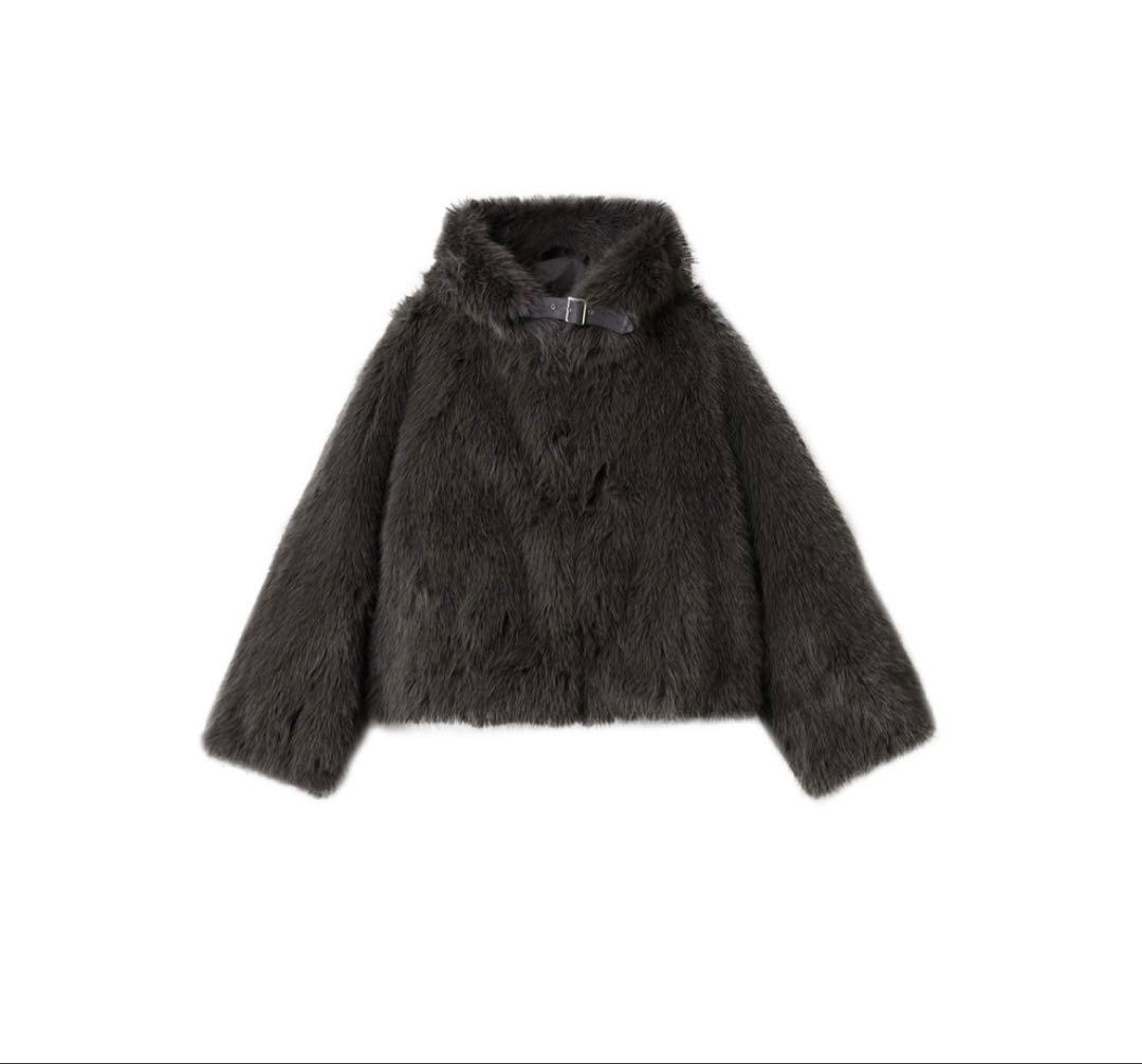 完売品スタニングルアーSTUNNING LURE フェイクファーブルゾン