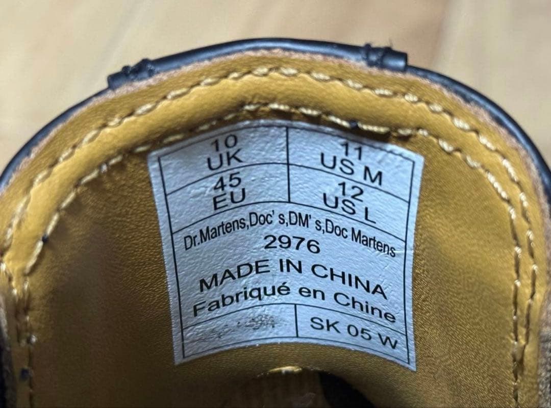 ドクターマーチン　2976 サイドゴアブーツ 29cm