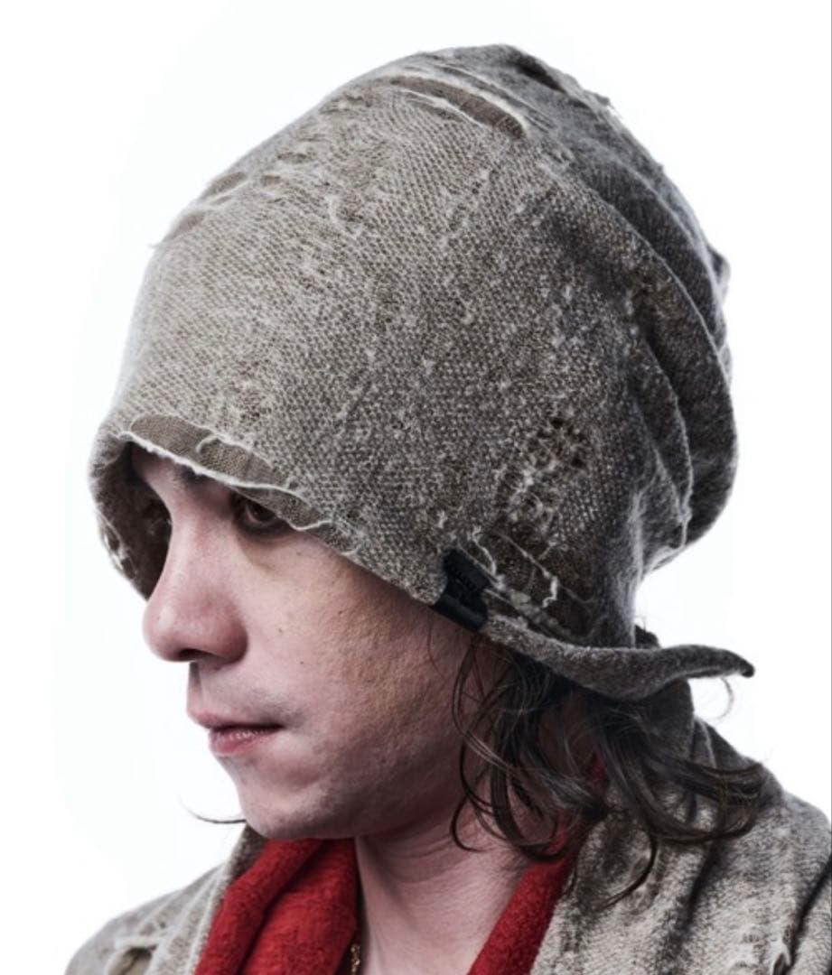 キリュウキリュウ ダメージ加工 ニット帽 ビーニー