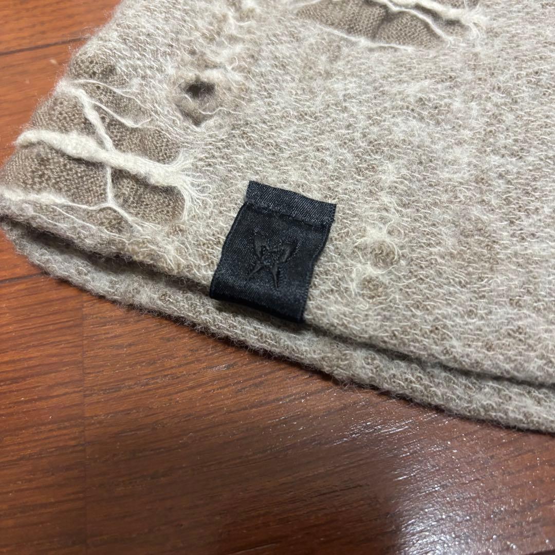 キリュウキリュウ ダメージ加工 ニット帽 ビーニー