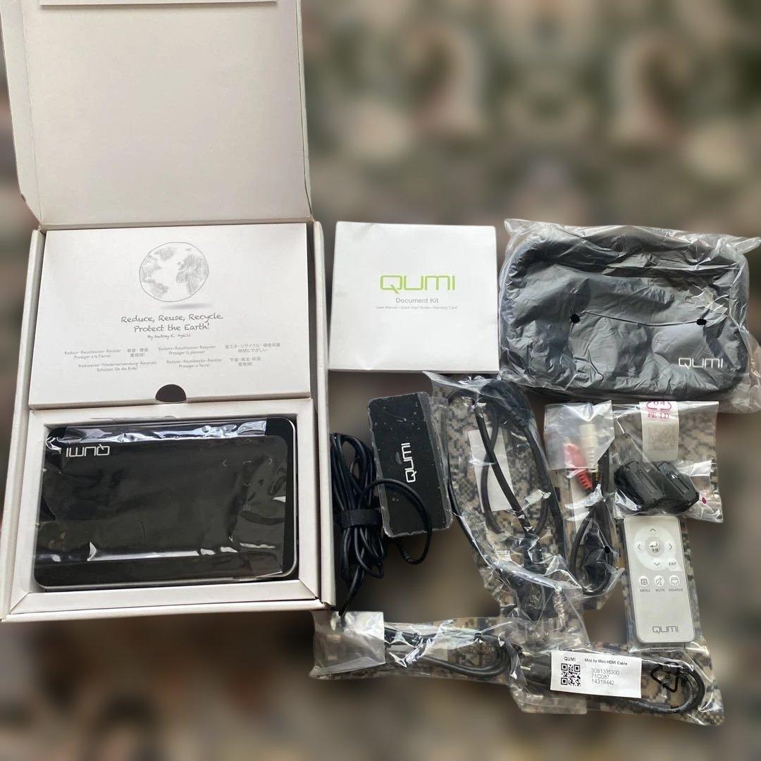 QUMIQ2-B HD720ポケットプロジェクター 本体