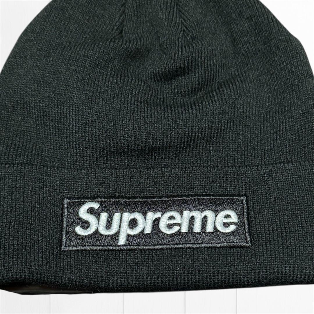 【こ〜じ】Supreme×New Era Box Logo Beanie