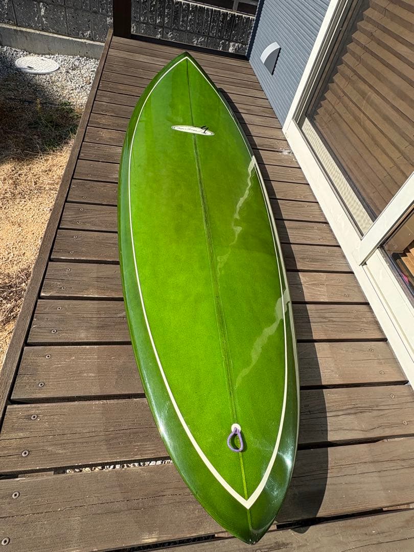 ハダクラフト　ミッドレングス　シングル　6,2　緑　ハードケース付き