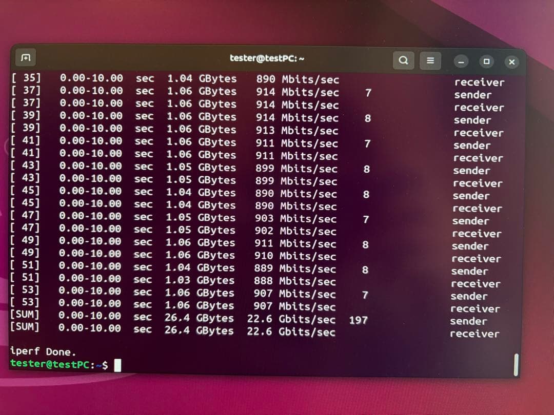 ConnectX-4 25GbE/10GbE +25G AOCケーブル　2セット