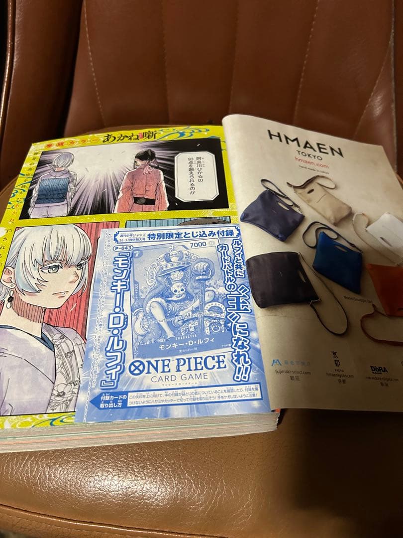 【付録未開封】ルフィ：週刊少年ジャンプ付録（36・37合併特大号）P-043