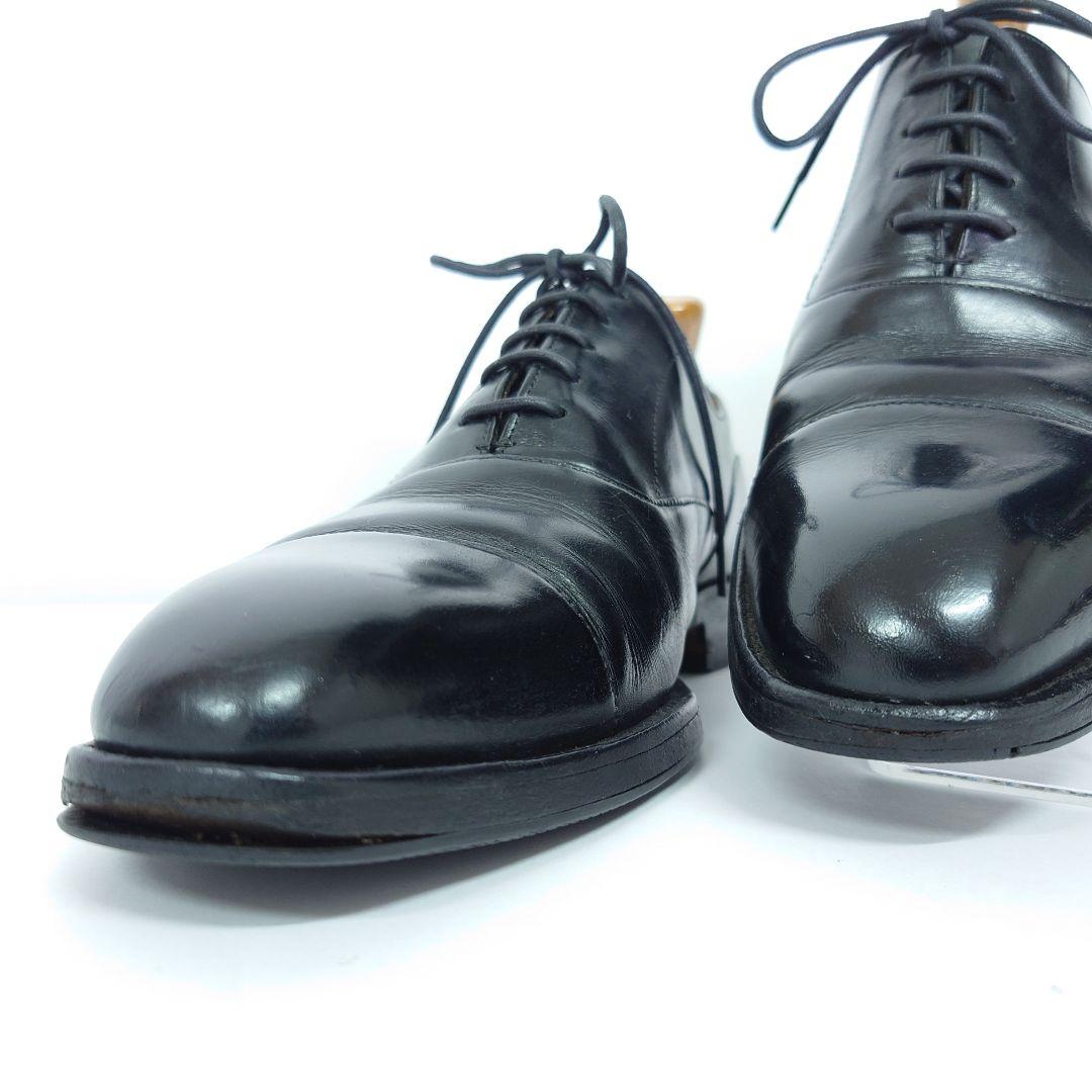 JOSEPH CHEANY 内羽根ストレートチップ ブラック 黒　サイズ7