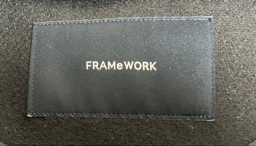 FRAMeWORK MILIOR 2way ZIPブルゾン　ネイビー
