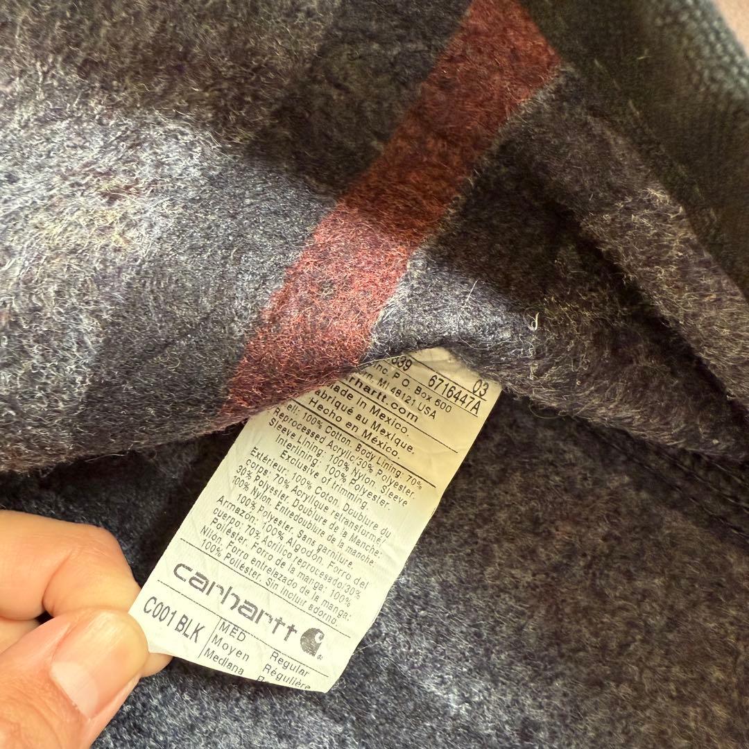 00s カーハート ミシガンチョアコート C001 BLK メキシコ製 M