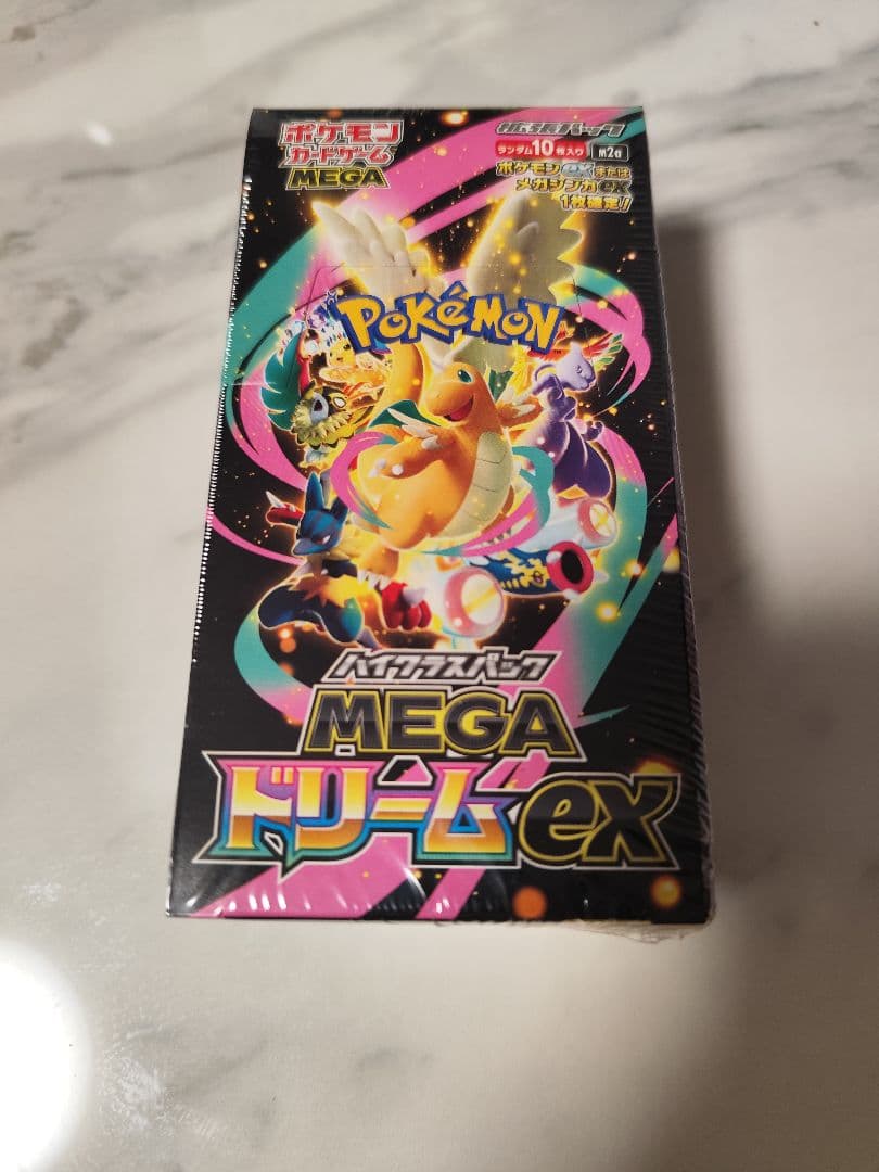 ポケモンカードゲーム MEGA ドリームEX 未開封box シュリンク付