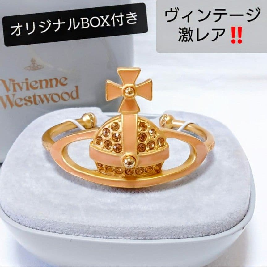 vivienne westwood ビッグオーブ クリスタル バングル