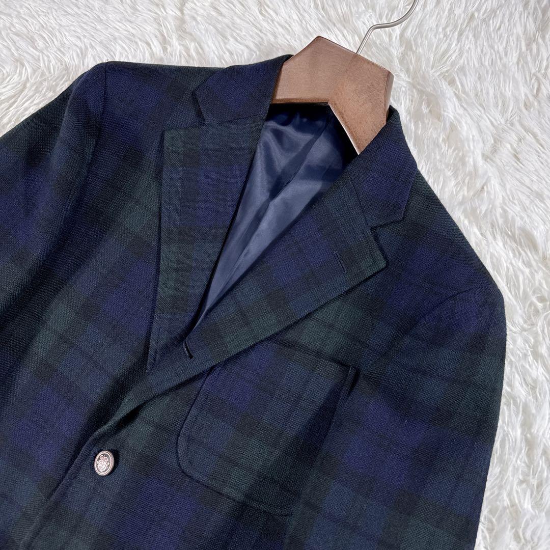 ジェイプレス チェック柄 ツイードジャケット ブレザー メンズ S アメトラ