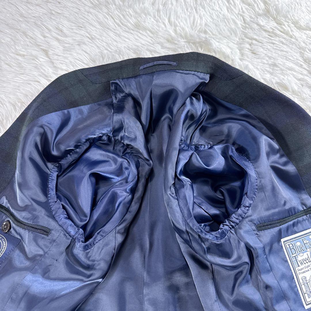 ジェイプレス チェック柄 ツイードジャケット ブレザー メンズ S アメトラ