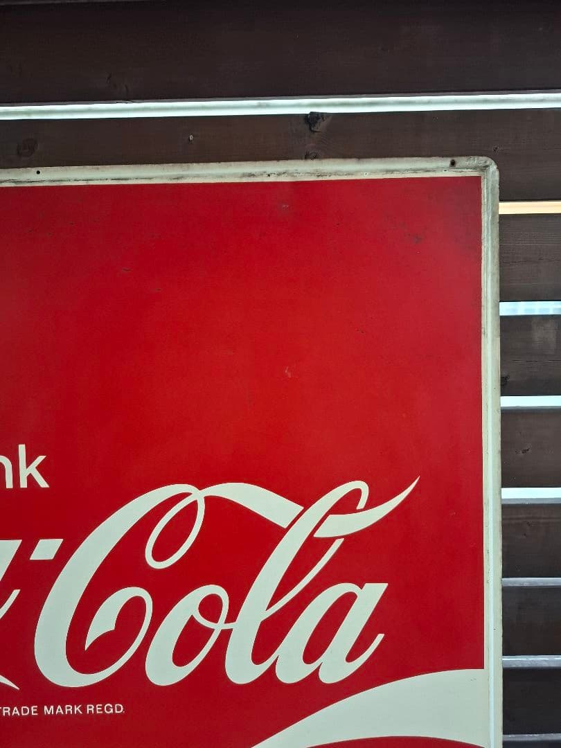 コカ・コーラ　看板　90×90　昭和　レトロ