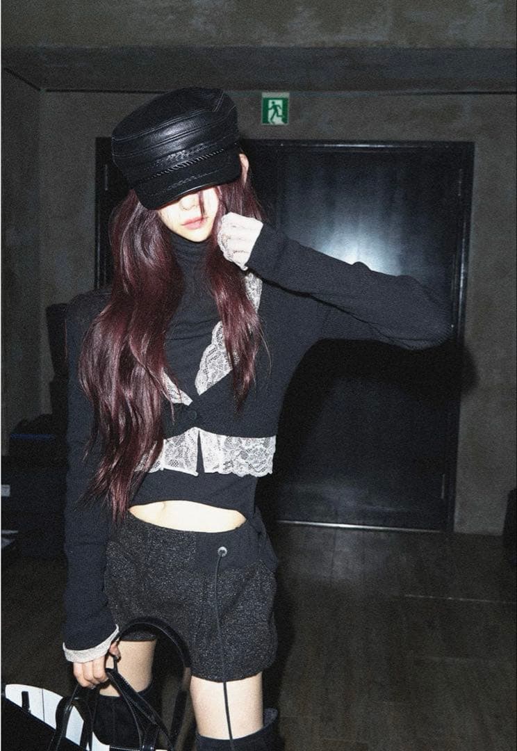 パンツ theredthread S tweed structure shorts