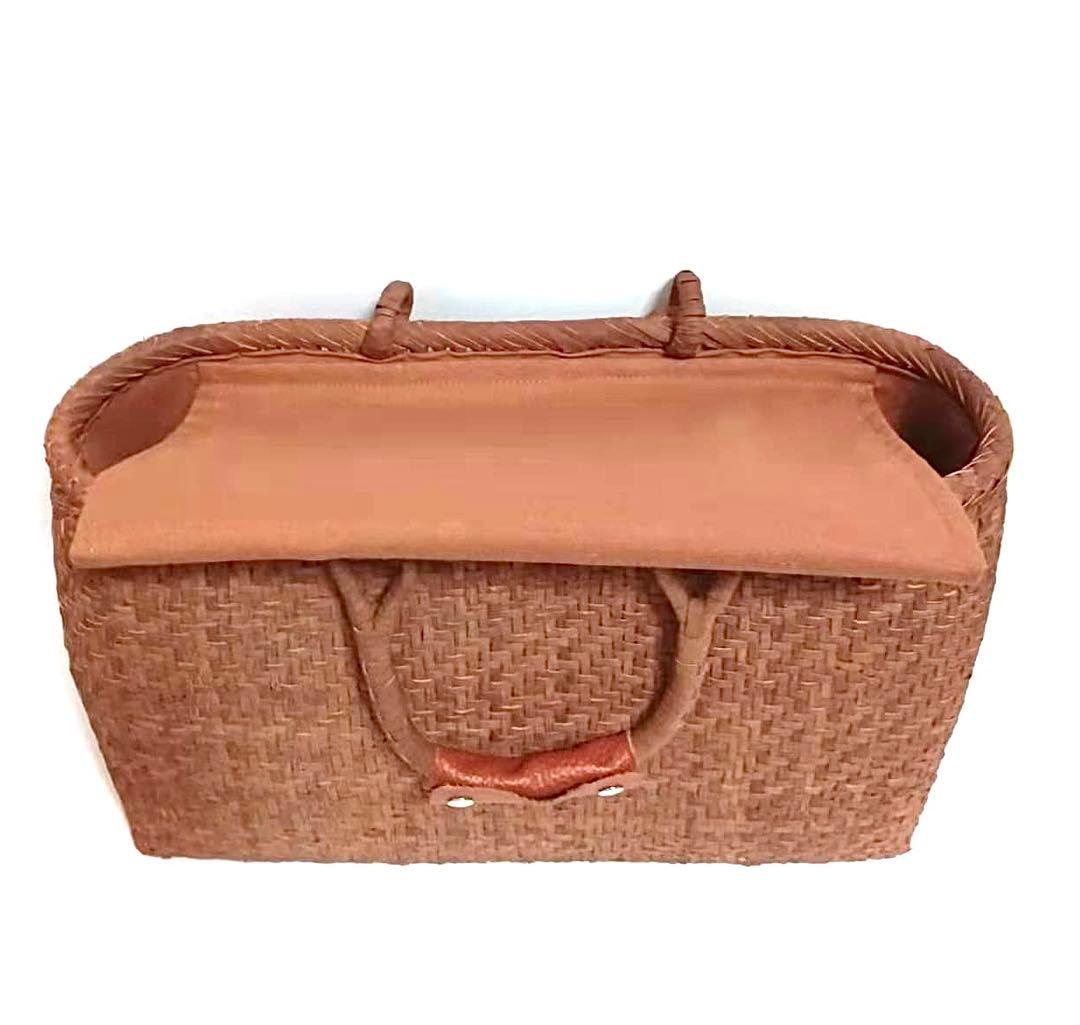 山葡萄バッグ高級極細網代