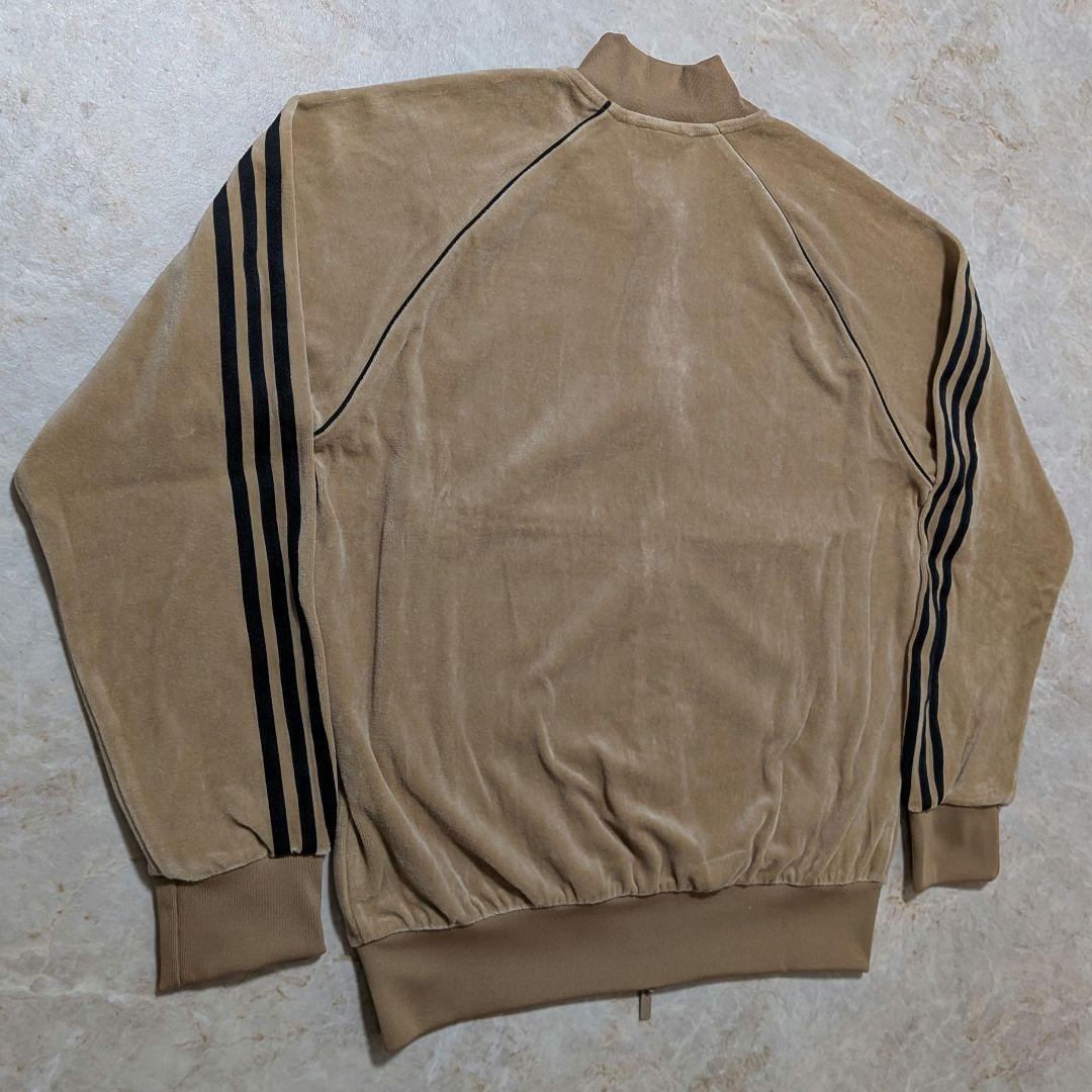 大人気⭐完売品adidasスーパースターSSTベロアトラックジャケット茶黒2XL