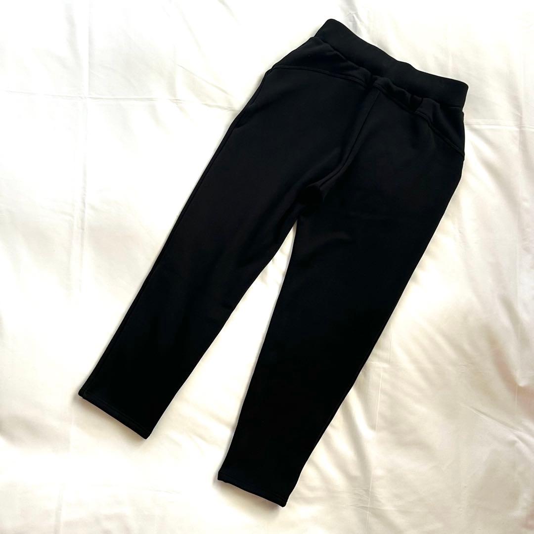 Chacott チャコット 裏起毛テーパードパンツ ブラック M