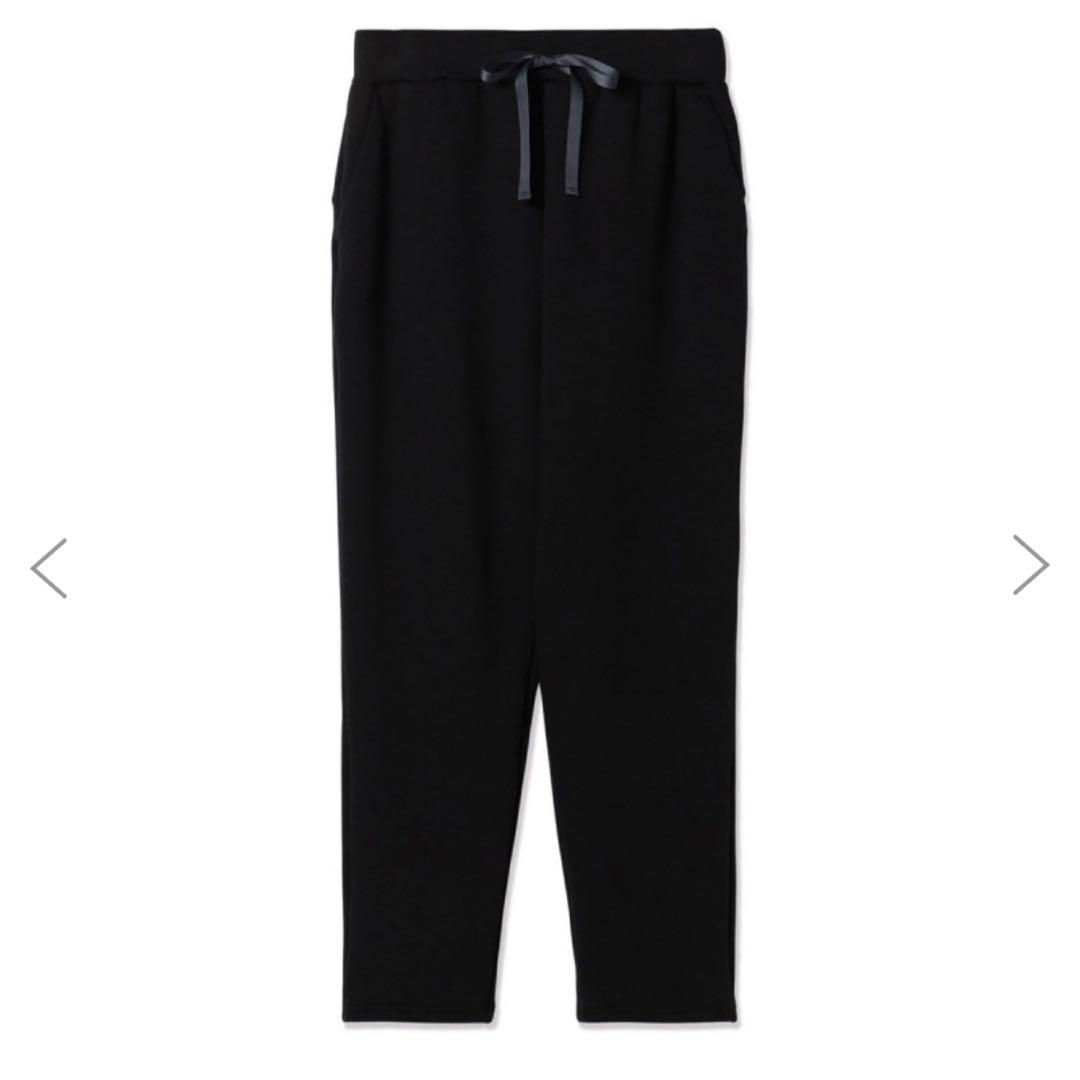 Chacott チャコット 裏起毛テーパードパンツ ブラック M