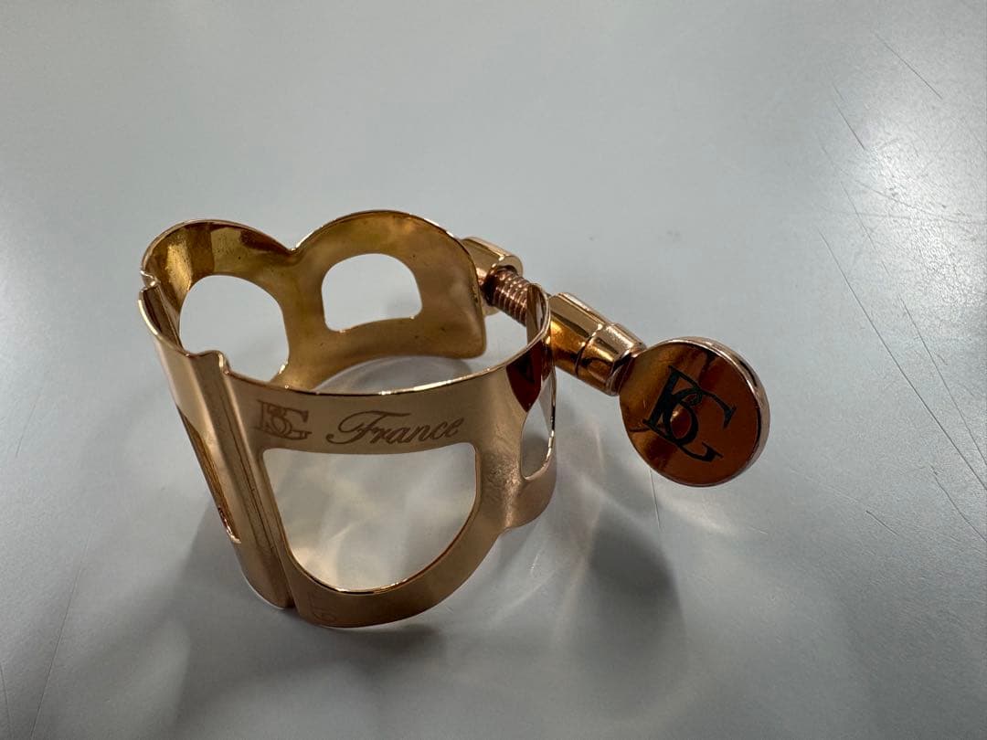 BG アルトサックス リガチャー L10PGP ピンクゴールドプレート 美品