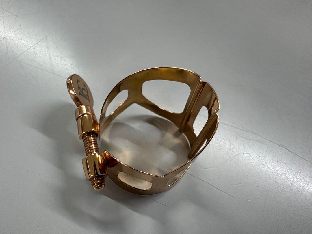 BG アルトサックス リガチャー L10PGP ピンクゴールドプレート 美品