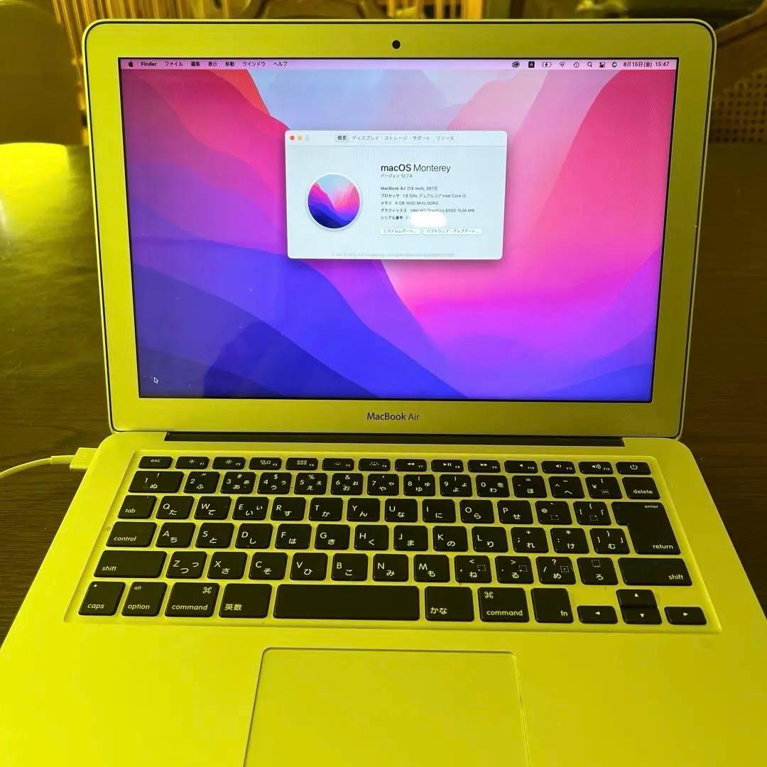 MacBook Air (13-inch, 2017) 【バッテリー状態注意】