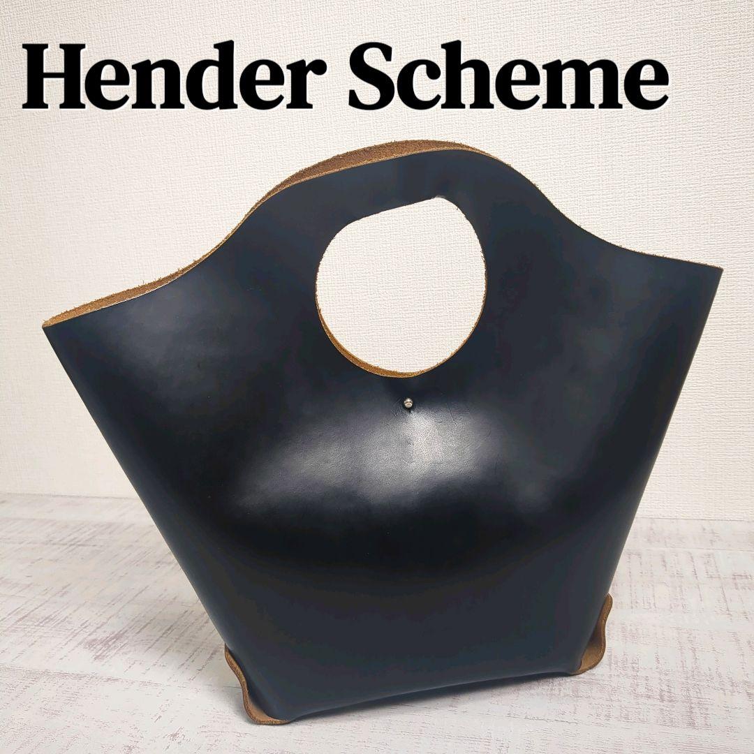 美品☆Hender Scheme ハンドバッグ ブラック エンダースキーマ 本革