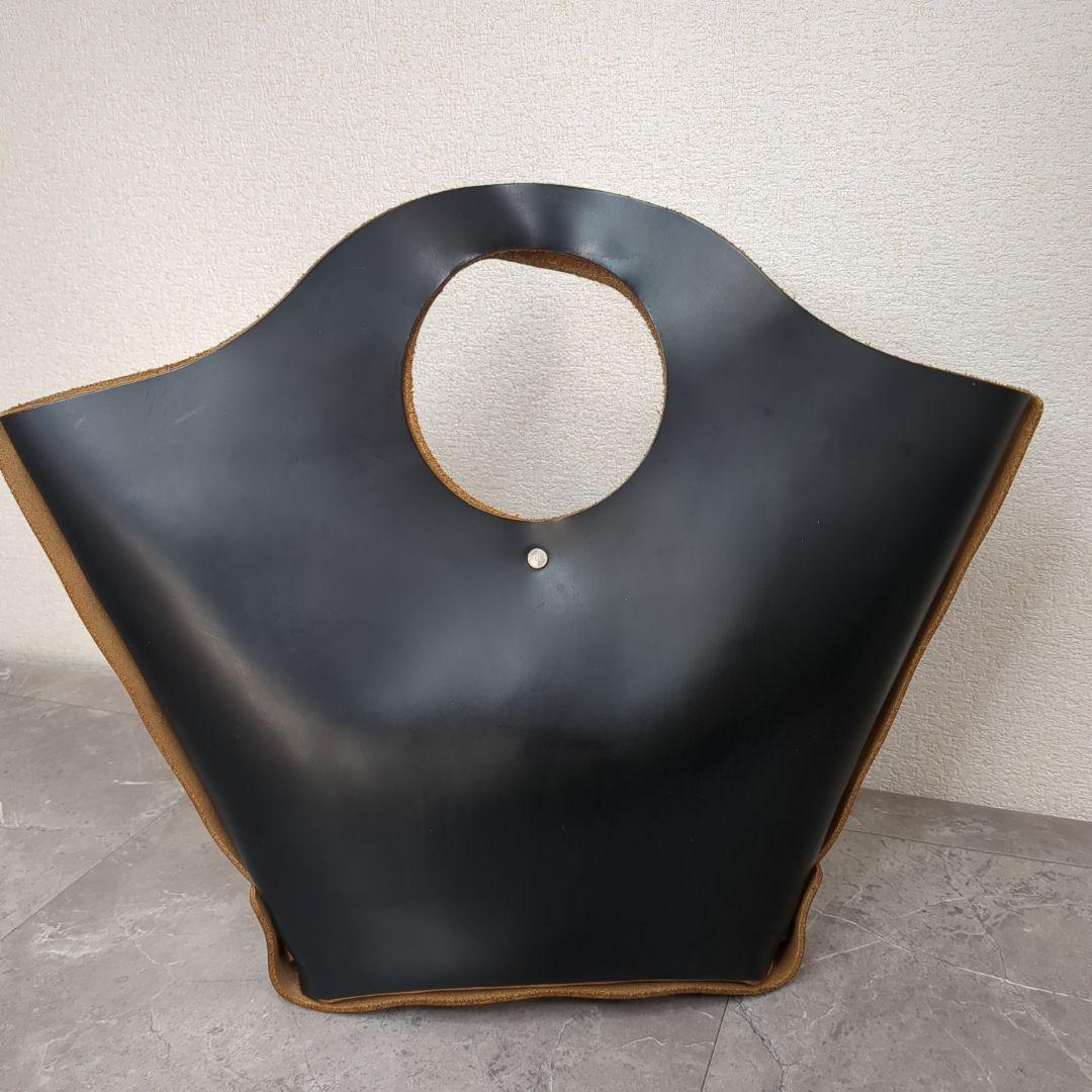 美品☆Hender Scheme ハンドバッグ ブラック エンダースキーマ 本革