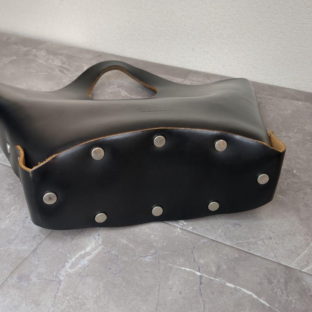 美品☆Hender Scheme ハンドバッグ ブラック エンダースキーマ 本革