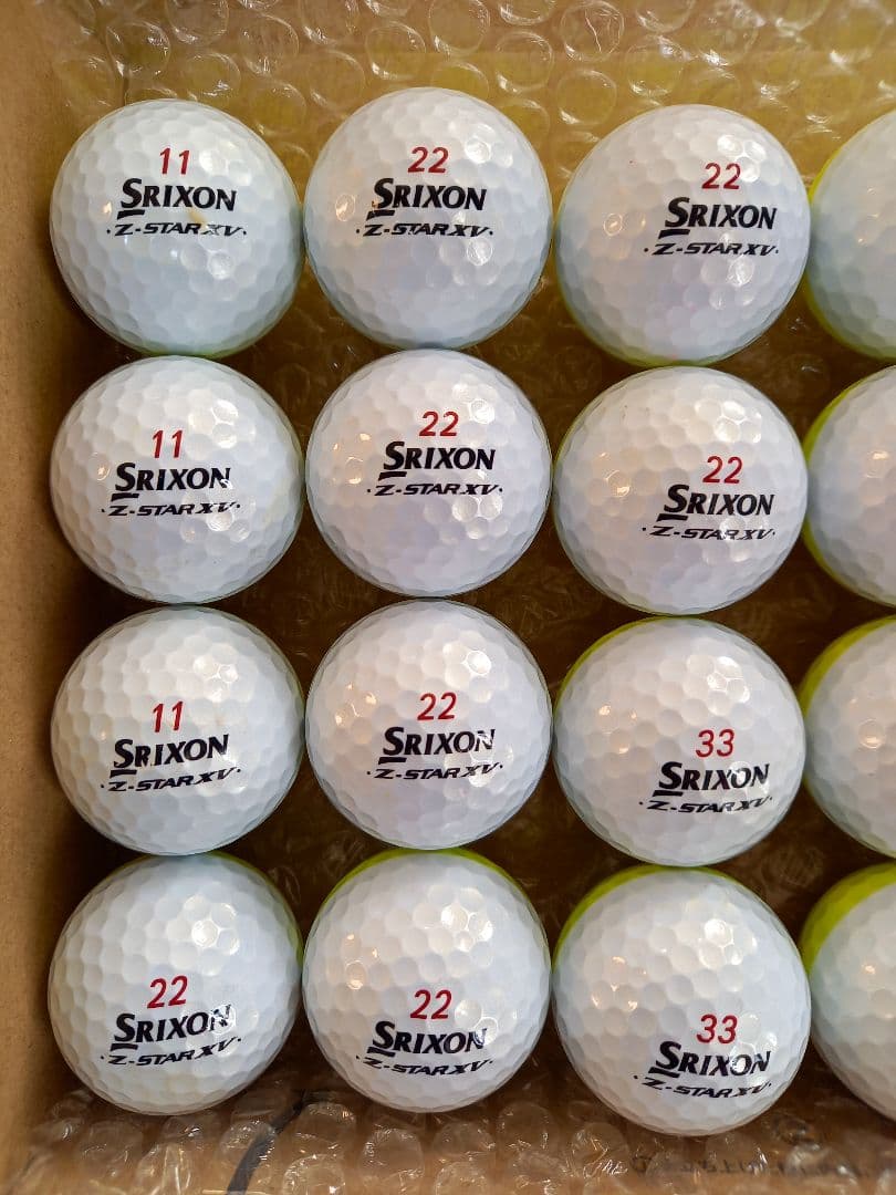 美品スリクソンZ-STAR XV DIVIDE　ロストボール24球