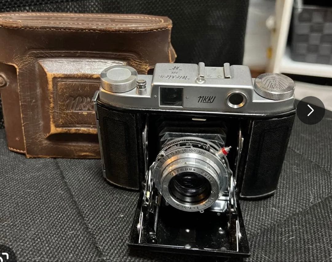 西田光学NKK　WESTER MODELⅡ　カメラケース付き　蛇腹カメラ