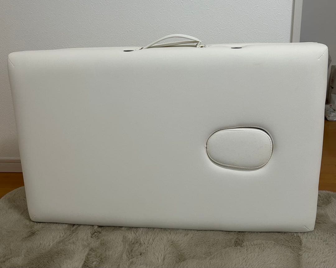 折りたたみマッサージテーブル ホワイト