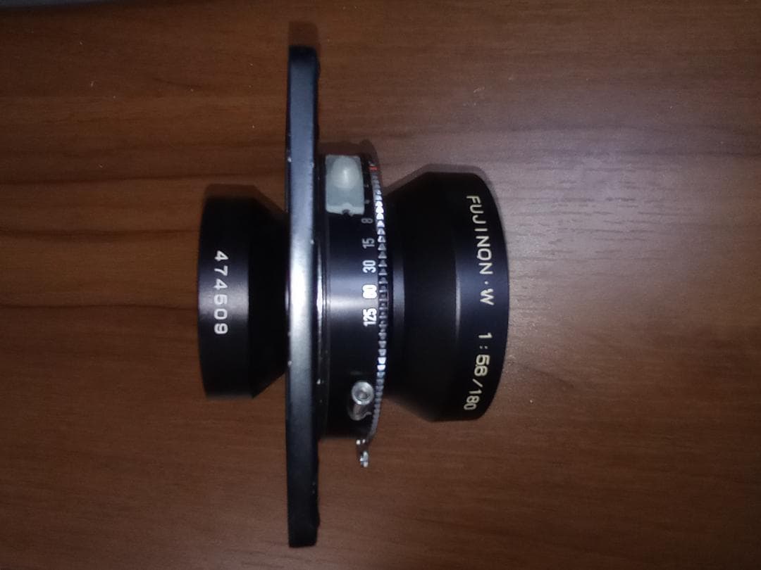大判レンズ　FUJINON-W 1:5.6/180 　スピグラボード付き