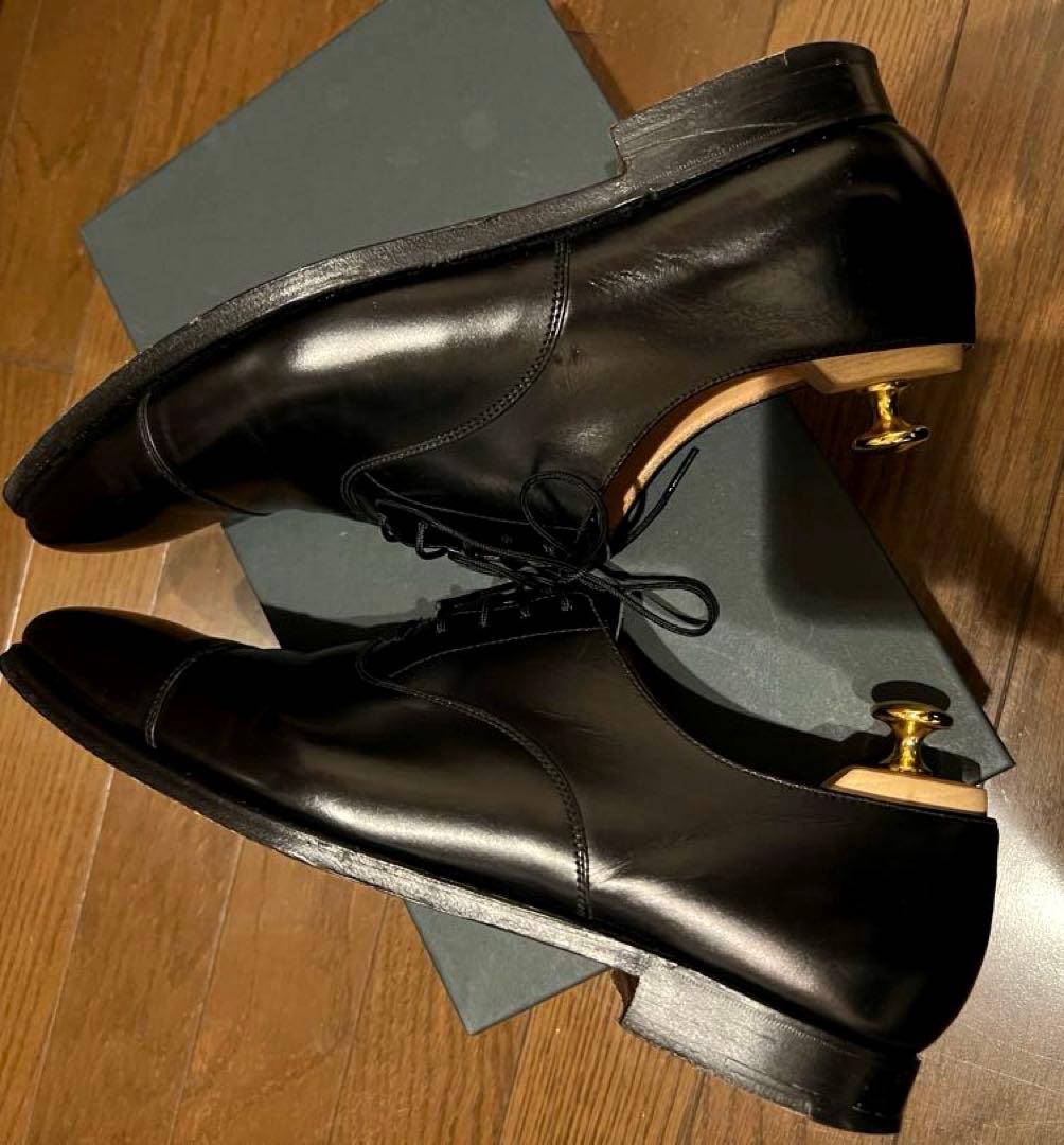 箱袋付！Crockett&Jones hallam ストレートチップ革靴71/2