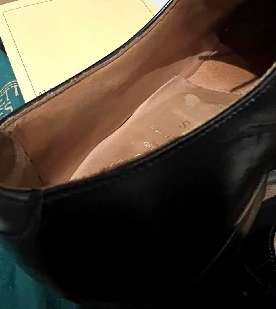 箱袋付！Crockett&Jones hallam ストレートチップ革靴71/2