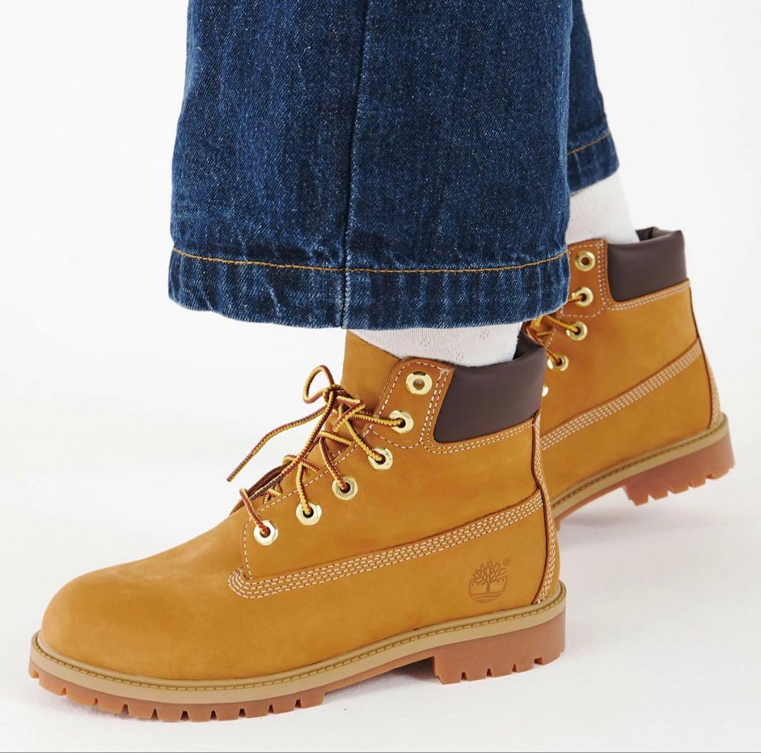 ティンバーランド イエローブーツ キャメル ベージュ レザー 24cm