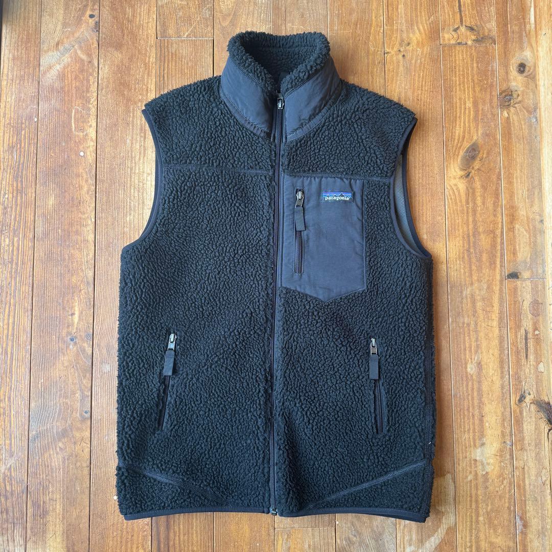2019 美品【パタゴニア】レトロXベスト　BOBブラック　オールブラック