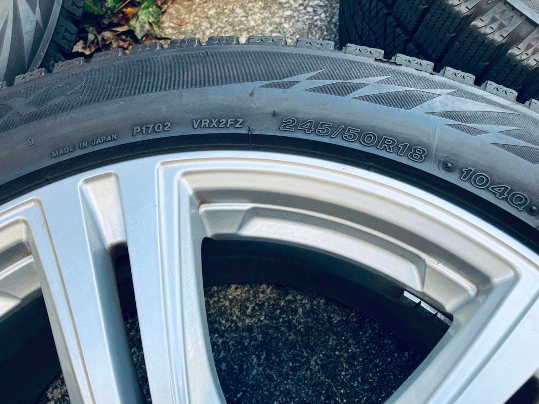 ブリヂストン スタッドレス ブリザックVRX2 18インチホイル付き4本セット