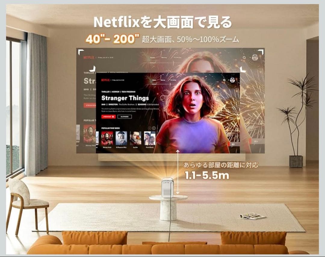 ETOE プロジェクター GoogleTV搭載 キッズモード搭載 音声操作