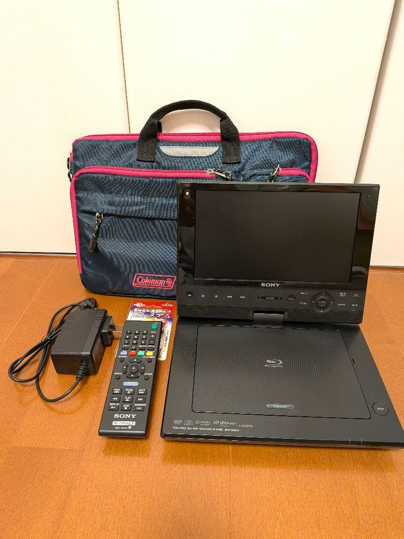 SONY BDポータブル ブルーレイプレーヤーBDP-SX910(収納バッグ付)