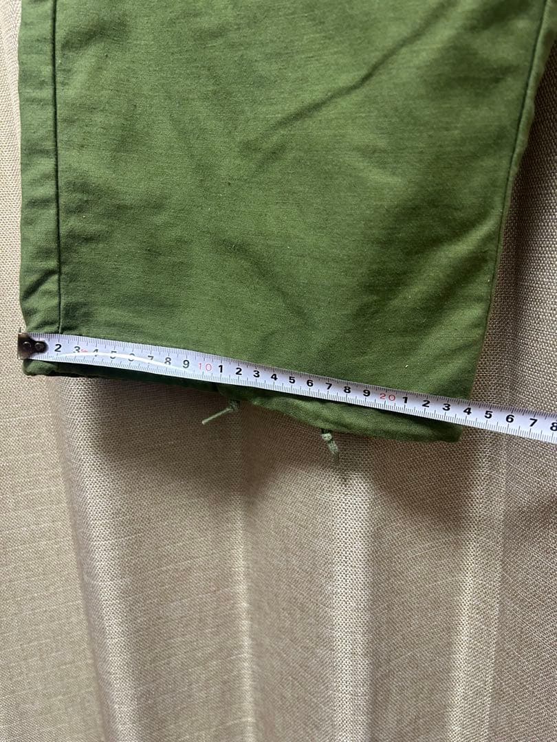 【美品】M−65 パンツ　S−R 軍物　70s 米軍　実物　カーキ　カーゴパンツ