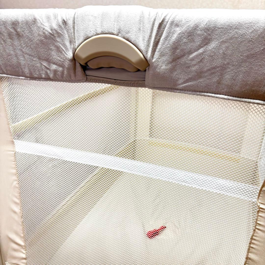 【美品・付属品完備】アップリカ ココネルエアープラス　ホワイトベージュ