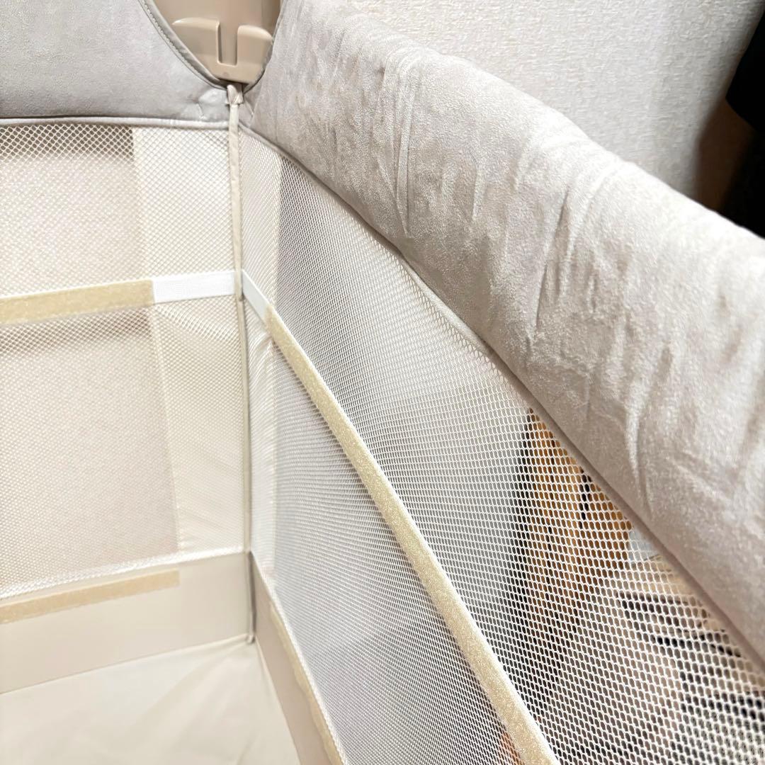 【美品・付属品完備】アップリカ ココネルエアープラス　ホワイトベージュ