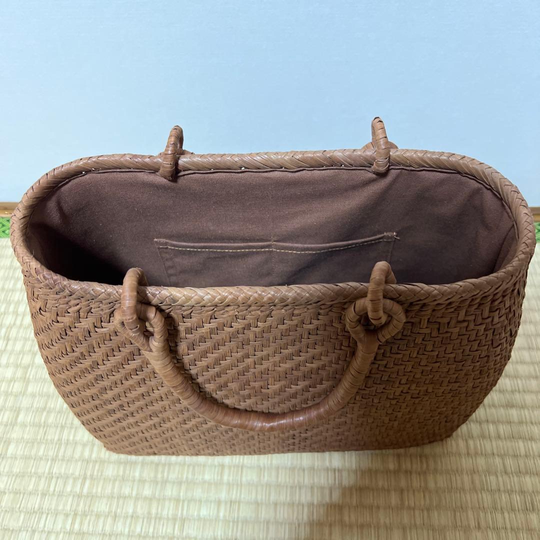 ★極美品★　山葡萄　かごバッグ網代編