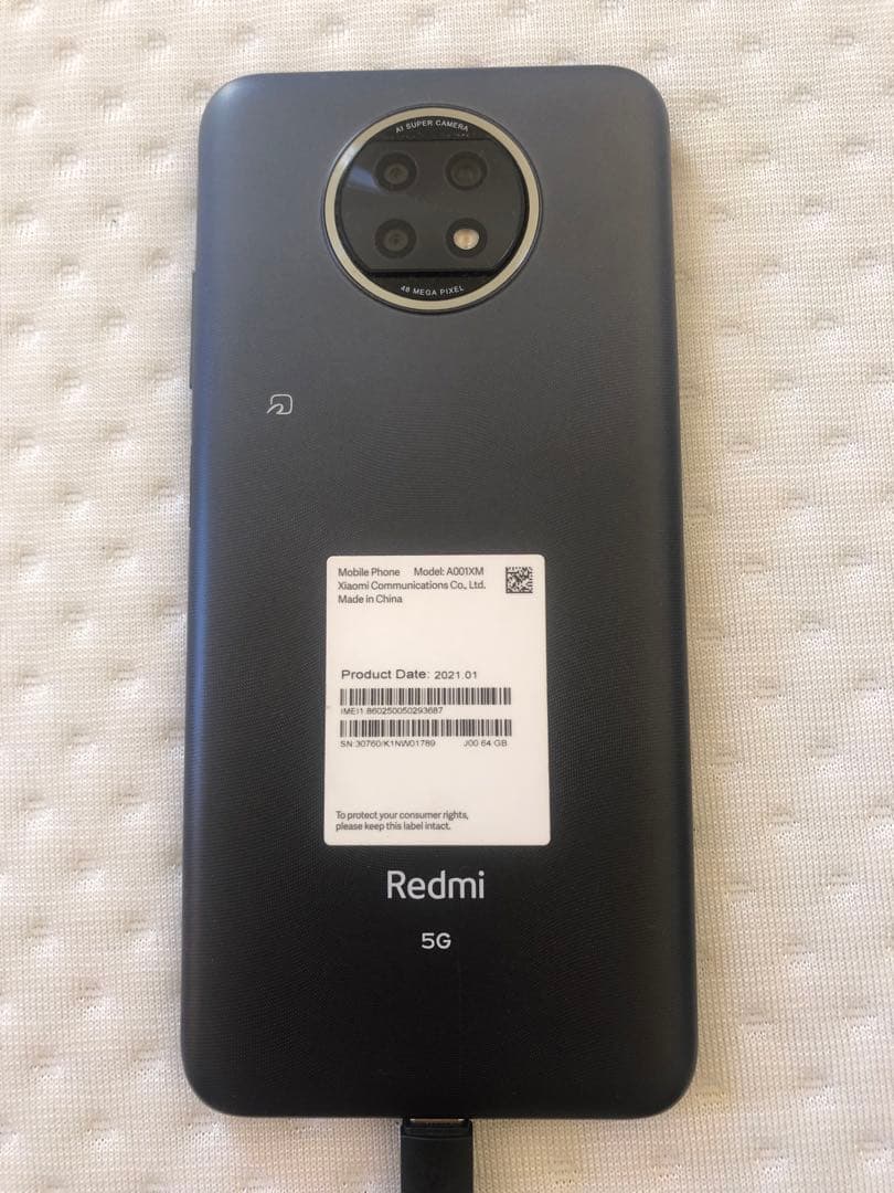 スマートフォン本体 redmi note 9t